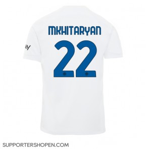 Inter Milan Henrikh Mkhitaryan #22 Borta Matchtröja 2023-24 Kortärmad